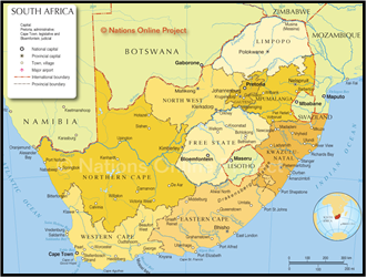 south africa map