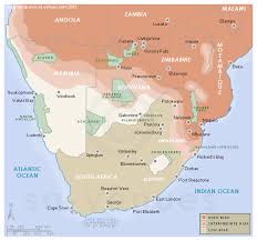 malaria map southern africa